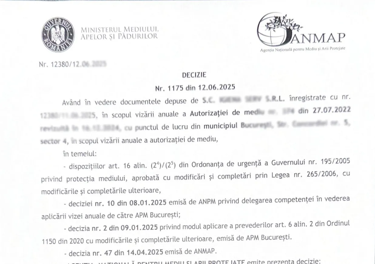 Viza de Mediu România 2026